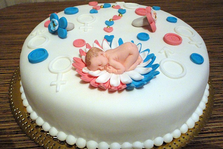 Торт для вечеринки - Узнай пол ребенка