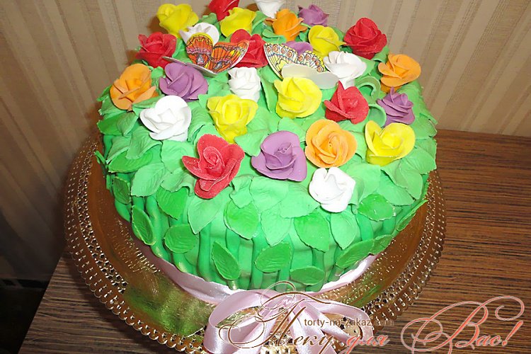 Торт - букет роз