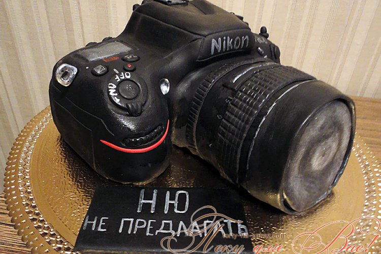 Торт - фотоаппарат Никон