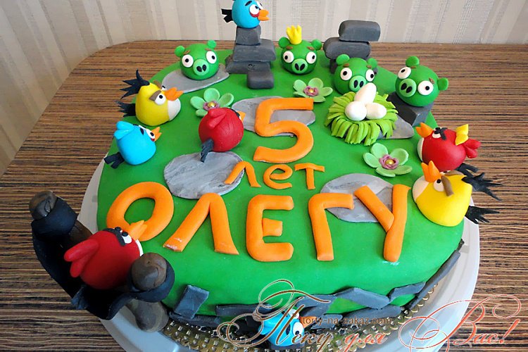 Торт - Angry birds