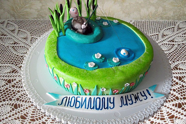 Торт- рыбак